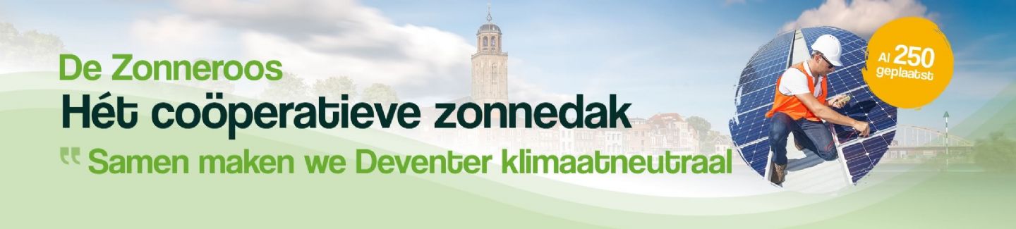 Grijze silo deelnemer van zonnedak Deventer Energie