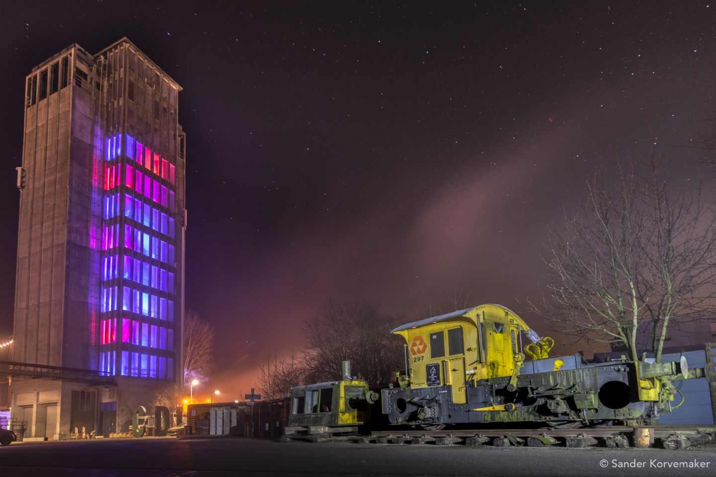 Havenkwartier in het Donker